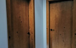 Drzwi w rustykalnym i wędzonym dębie podłogi panele quercus 3