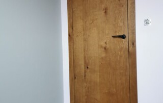 Drzwi w rustykalnym i wędzonym dębie podłogi panele quercus 4
